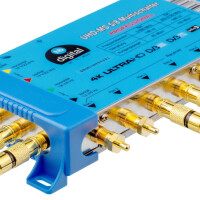 4 m SAT Anschluss Kabel mit 2 x vergoldeten Vollmetall F-Schnellstecker Quickfix WEISS