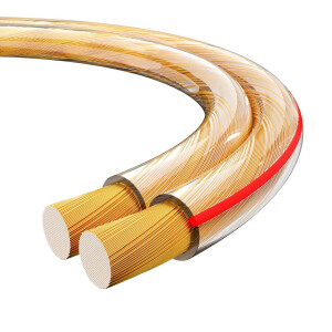 Cable de altavoz 2 x 2,50 mm2 – 50 m – transparente – CCA – Cable