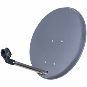 40cm Satellite Antenne Bol pour Camping Balkon Mobile Numérique Dvbs Anthracite