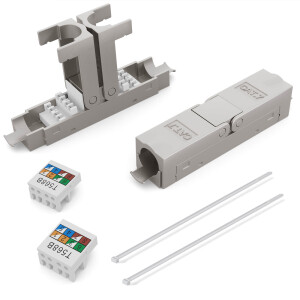 LSA Network Cable Connector Cat.7 IP68 Outdoor IDC to IDC