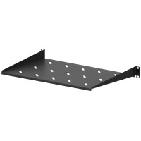 1U Shelf for 19-inch Network Cabinet 270 mm black