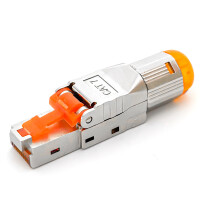 RJ45 Stecker CAT 7 Netzwerkkabel Stecker mit PoE Unterstützung