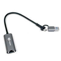 USB-C to Ethernet Adapter with USB 3.0