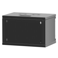 Network cabinet 19 inch 7U wall-mounted housing black