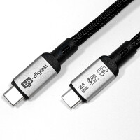 0,5m Câble USB-C Câble de données USB-4 40Gbps Câble de charge 240W