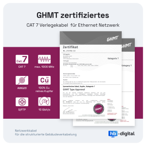 25m - 500m Installation Network Cable CAT 7 Duplex max....