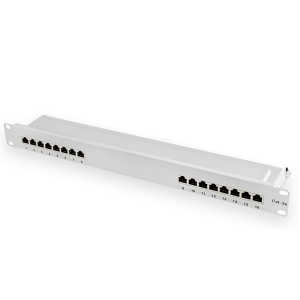 Patch panel 19 inch / patch field 16-port CAT.5e LSA for...