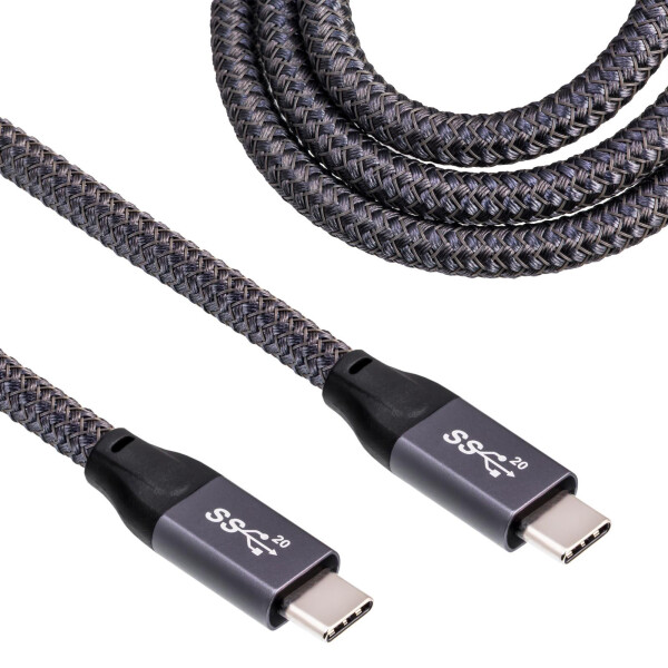Goobay Cable USB 3.2 Gen. 2x2 Tipo C (M/M) - Power Delivery - 1 m - USB -  LDLC