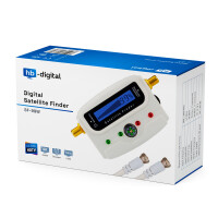 Satfinder Digital HB-Digital SF-99 avec écran LCD, boussole intégrée et son blanc