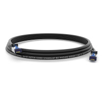 7,5 m RJ45 patch cable CAT 6a Outdoor S/FTP PVC + PE Black
