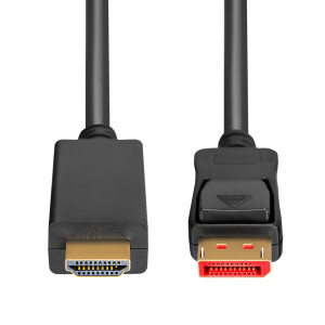 3 m DisplayPort cable adapter cable 1.4 HDMI 4K2K (60 Hz)